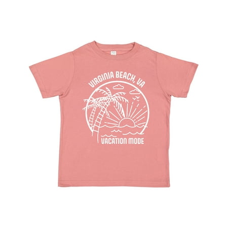 

Inktastic Summer Vacation Mode Virginia Beach Virginia Gift Toddler Boy or Toddler Girl T-Shirt