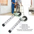 thumbnail image 3 of Walker Feet Wheels Walker Wheels Universal Rotating Adjustable Height Replacement Seniors Walker Front Caster for Elderly, 3 of 5