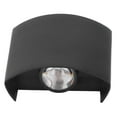 thumbnail image 1 of Aplique De Pared LED Impermeable Decorativo De Aleación De Aluminio Negro, 1 of 7