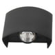 thumbnail image 5 of Aplique De Pared LED Impermeable Decorativo De Aleación De Aluminio Negro, 5 of 7
