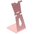 thumbnail image 3 of Soporte de escritorio con base de hierro para teléfono móvil, diseño creativo, para smartphones y tablets (rosa), 3 of 4