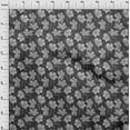 thumbnail image 4 of oneOone Cotton Poplin Dark Gray Fabric Florals Dress Material Fabric Print Fabric By The Yard 56 Inch Wide, 4 of 5
