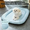 thumbnail image 6 of HongMinWen Cooling Pet Bed Mat, 4-Layer Breathable Ice Pad with Cloud Cotton Neck Support, Blue, Washable, Multiple Sizes for Dogs & Cats, 6 of 6