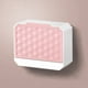 thumbnail image 4 of Caja de esponja con tapa Drenaje montado en la pared Caja de almacenamiento Organizador de fregadoras para baño de cocina, Rejilla única, Rosa Advancent HA003968-01, 4 of 5