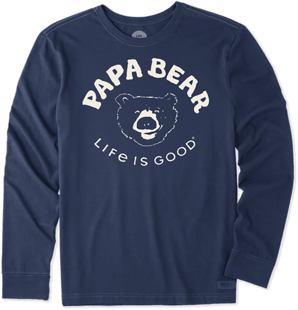 papa bear life is good shirt