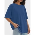 thumbnail image 4 of Womens Tops Short Sleeve Shirts Summer Comfy Crew Neck T-Shirt, 4 of 4
