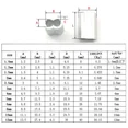 thumbnail image 5 of 10pcs 1-12mm Double Hole Aluminium Cable Crimp Ring Sleeve For Cable Clamp Hardware, 5 of 5