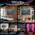 thumbnail image 7 of Stained Glass Style 8 Pack Art Acoustic Panels Sound Absorbing Glowing Baroque Octopus Coral Underwater Decorative Soundproof Wall Panels Self Adhesive for Nursery Game Room Bedroom 48"x32", 7 of 7