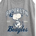 thumbnail image 3 of Peanuts - Brooklyn Beagles - Women's Racerback Tank Top, 3 of 6