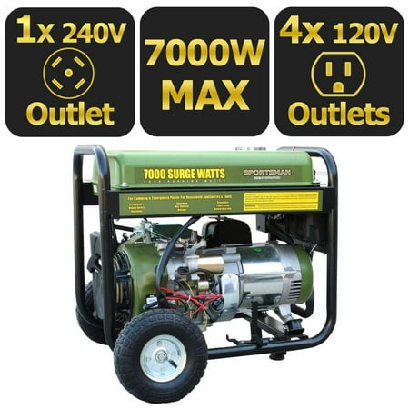 Sportsmans Series 7000-Watt Gas Generator