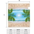 thumbnail image 5 of Word Summer on Tropical Beach Waterproof Mail Cover Magnetic Mailbox Wraps Palm Tree Post Letter Box Cover for Garden Home Decor 25.5x21 in, 5 of 6