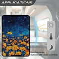 thumbnail image 5 of Yuyamidu Sunflower RV Door Window Shade Cover Decorative Accessories Camper Door Windows Sunshade RV Blackout Window Cover for Camper Motorhome Travel Trailer, 5 of 7