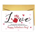 thumbnail image 1 of Tarjeta de San Valentín RPJIEKINXU para niños con sobre, 1 of 7