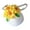 C, variant on Resin Planter Keychain Featuring Realistic Floral Accents, Lightweight Keyring Decor For Everyday Use Or Giving