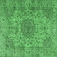 thumbnail image 1 of Ahgly Company Indoor Square Persian Emerald Green Traditional Area Rugs, 7' Square, 1 of 4