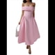 thumbnail image 1 of Vestido de Noche de Cóctel con Hombros Descubiertos y Cremallera para Mujer Rosa XL, 1 of 7