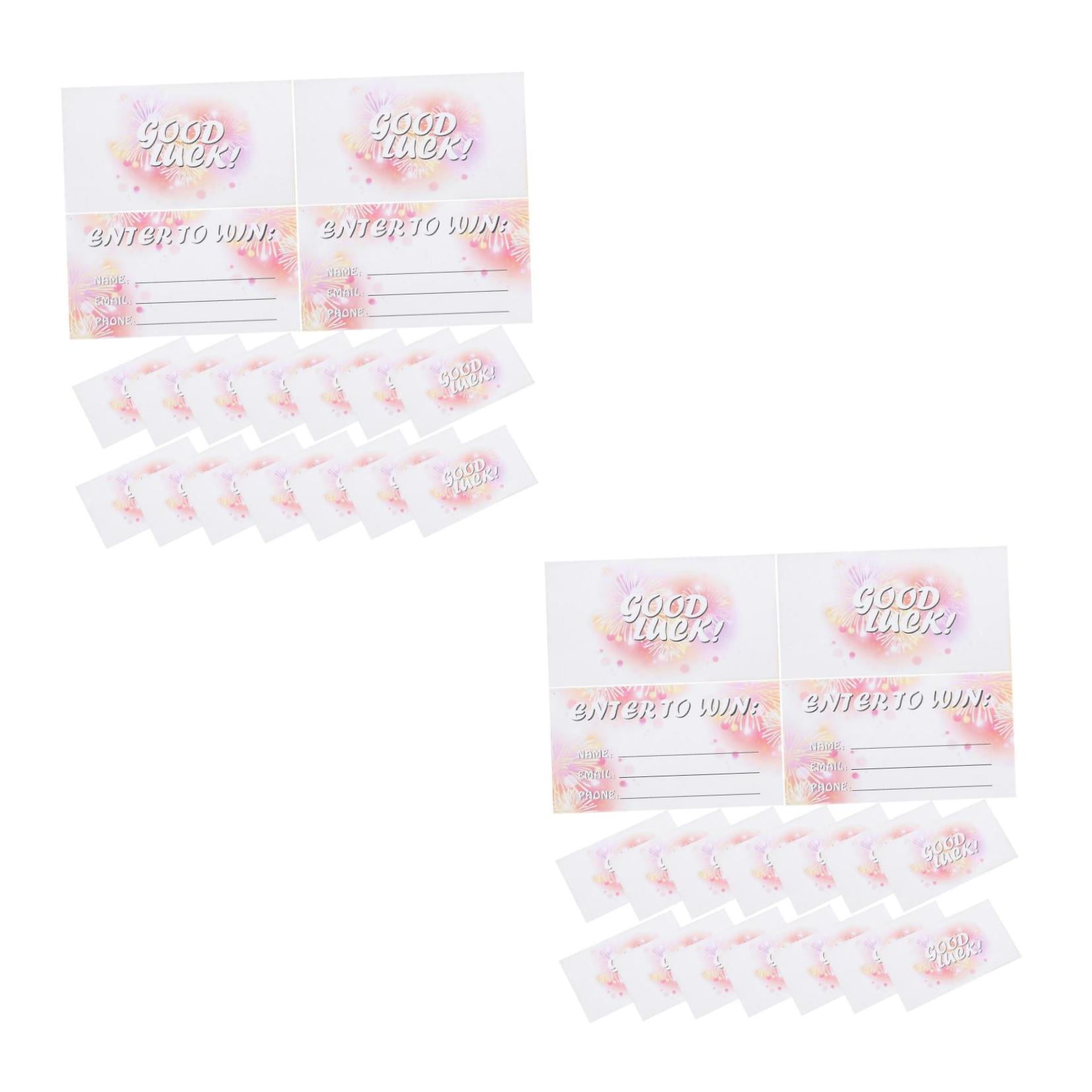 Masteelf 600 pcs Tickets Name Phone Number and Email Raffle Tickets Entry Form for Contests Drawings Lotteries Prize Game