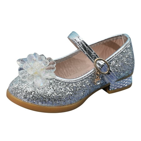 

GEZHEN Toddler Rain Boots Children S Small Medium and Large Girls Sequined Rhinestone Princess Shoes Dance Sandals Toddler Girls Crystal Kids Boots Kids Boots