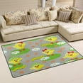 thumbnail image 2 of Coolnut Lightweight Soft Area Rugs 31x20 Inch, Cute Ducks Flowers Floor Mat Doormat for for Rooms Entrance Hardwood Floor Living Room Nursery Rugs, 2 of 6