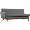 thumbnail image 4 of Modern Contemporary Urban Design Living Lounge Room Right-Facing Sectional Sofa, Grey Gray, Fabric, 4 of 6