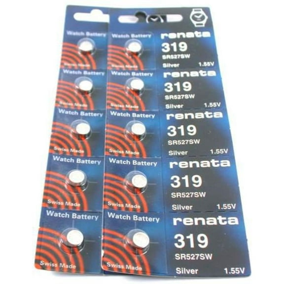 #319 Renata Watch Batteries 10Pcs