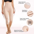thumbnail image 5 of Eleady Women Seamless Shapewear Control Panties High Waist Trainer Tummy Butt Lifter Body Shaper Short Thighs Slimmer(Beige Small), 5 of 8