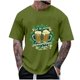 thumbnail image 1 of Tops para hombre, blusas y camisas de manga corta con cuello redondo para hombre, camisetas casuales con estampado de moda para hombre, blusa de manga corta, blusa de poliéster para hombre., 1 of 4