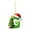G, variant on DAMAI 26 Letter Ornaments Christmas Tree Decoration,2025 Initial A to Z Christmas Letters Decoration, 2D Acrylic Green Xmas Tree Initials Ornament with Santa Hat Pendants for DIY Crafts Home Party