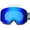 Black frame REVO true blue film, variant on LAHOSH Dual-Layer Anti-Fog Ski Goggles with UV400 Protection, 6.1oz Lightweight Snow Goggles for Men & Women, HD Lens with Prescription Glasses Compatibility -Green frame REVO true green film