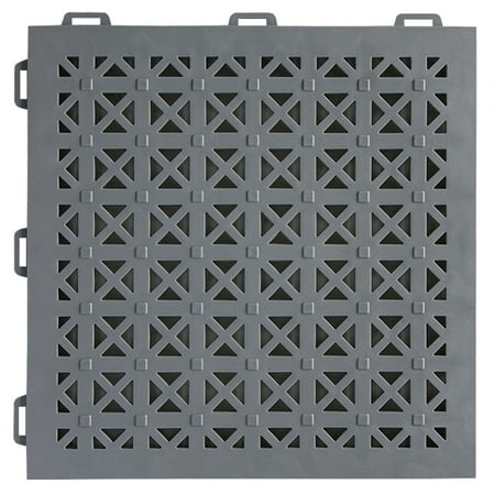 Greatmats Staylock Perforated Pvc Plastic Interlocking 1 Ft X Greatmats Staylock Perforated Pvc Plastic Interlocking 1 Ft X Outdoor Floor Tiles Gray 26 Pack Com