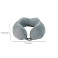 thumbnail image 3 of OEFNTAC Home and Kitchen Memory Foam Neck Pillow U Shape Travel Pillow for Airplane Car Office Ergonomic Cervical Support Comfortable Compact Sleeping Rest Easy Carry 28cm, 3 of 6