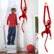 Cute Toy Monkey Doll for Kids Soft Gibbon Stuffed Animal for Children Toddlers Boys Girls