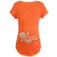 thumbnail image 1 of CafePress - Pregnant Skeleton Maternity T Shirt - Maternity Dark T-Shirt, 1 of 1