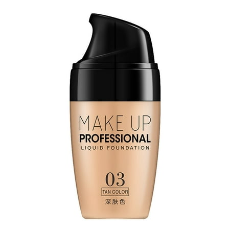 Face Makeup Base Liquid Foundation， Concealer Whitening Primer ，Easy to Wear Waterproof BB