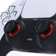 thumbnail image 3 of eXtremeRate Carmine Red & Black Replacement Thumbsticks Joystick for PS5 BDM-010/020/030/040, 3 of 7