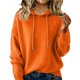 thumbnail image 2 of Suéteres de mezcla de Cachemira for mujer, sudaderas con capucha de lana suave con cuello redondo, jersey de punto acogedor con cordón for Otoño e Invierno 2026, 2 of 3