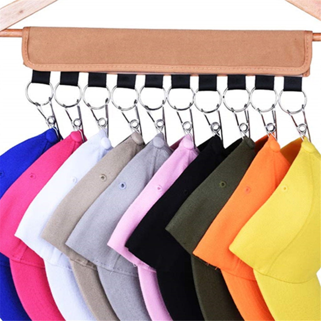 Siaonvr Closet Hat Organizer Hanger 10 Baseball Cap Holder Cleaner Keep