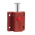 thumbnail image 3 of 10Pcs Plastic Cabinet Push Button Spring Load Automatic Door Bolt Latches Lock, 3 of 8