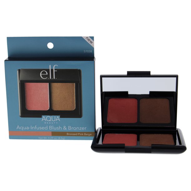 e.l.f. Aqua Blush & Bronzed Pink Beige - Walmart.com