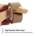 thumbnail image 5 of Teflon Tape, 3" x 33ft x 0.18mm High Temperature PTFE Coated Fiberglass Adhesive Tape 3 inch x 33 Feet 3 inch x 33 Feet, 5 of 5