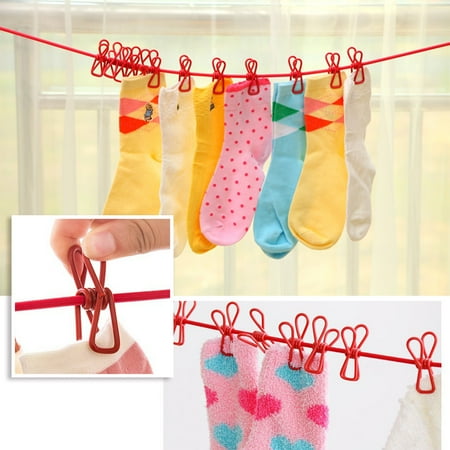 

Mbxmh Clearance Sale! Storage Case Clothesline with 12 Clothespins Red Portable Travel Clothesline with 12Pcs Clothespins Travel Gadgets for Outdoor and Indoor Use