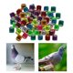 thumbnail image 3 of Paquete de 100 anillos de piezaza de carreras de aluminio de 8 mm para polluelos de aves Bantam Quail Mezcla Colco Bandas para piernas de paloma, 3 of 7