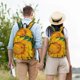 thumbnail image 4 of Easygdp Vibrant Sunflower Painting Mochila de Lona Resistente para Laptop, Compatible con Laptops de 15 a 17 pulgadas, Ideal para Escuela, Trabajo y Viajes-Medium, 4 of 5