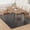 Black, variant on Small Clear Area Mat, 2'×3' PVC Waterproof Hard Floor Mat for Under Refrigerator