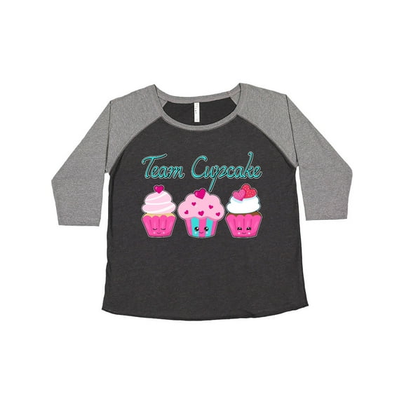 Inktastic Team Cupcake- happy cupcakes Women's Plus Size T-Shirt