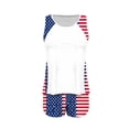 thumbnail image 6 of 4th of July Tankini Swimsuit for Women, Athletic Racerback Top with Built-in Bra and Pocketed Shorts Bathing Suit, Summer Beach Swimwear, 6 of 6