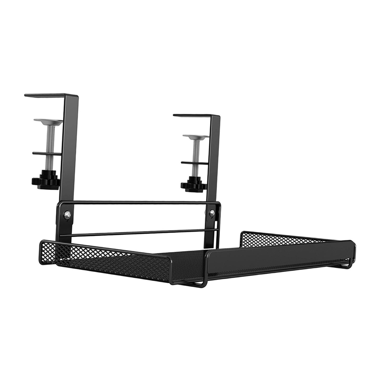 Under Desk Organizer Cable Management Tray Wire Management No Drill Clamp on for Home Office Standing Desk Cords