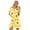 Yellow and White, variant on Ekouaer Zip Up Robes for Women Short Waffle Bathrobe Lightweight Knee Length Housecoat with Pockets Nightgown