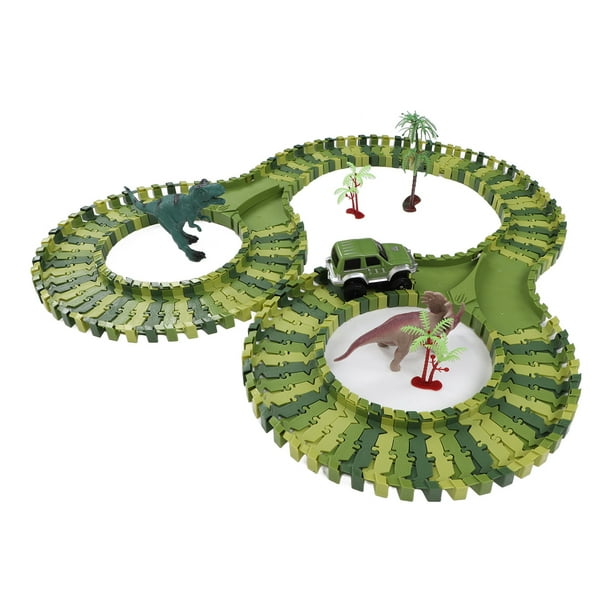 Juguetes De De Dinosaurios, Fácil De Montar, Diversión Sin Fin Segura, Mejora La Imaginación, Juego De Pista De Carreras De Dinosaurios Para Niños