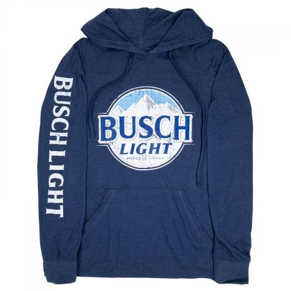 Busch 888987-medium Light Logo with Sleeve Print Pullover Hoodie - Medium